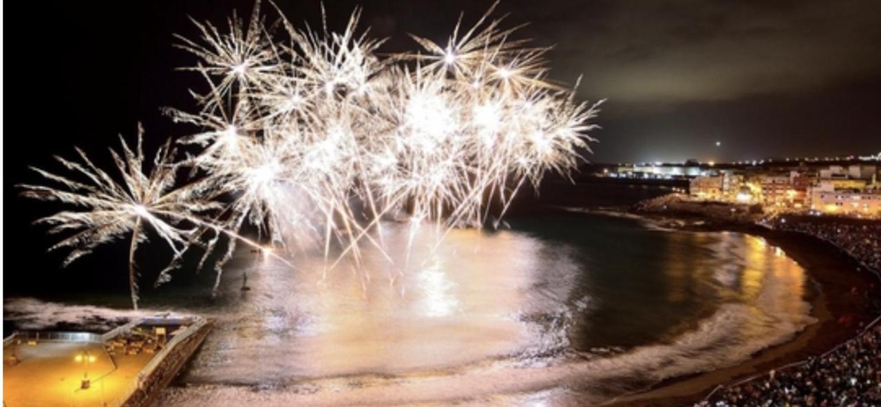 Espectacular En Primera Linea De La Playa Telde Exterior foto